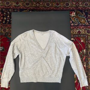 Joie heather gray V-neck sweater